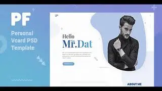 PerFas Personal Vcard PSD Template | Themeforest Website Templates and Themes