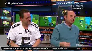 Juanma Rodr&iacute;guez y Tom&aacute;s Roncero lo ENTONAN al UN&Iacute;SONO tras el PENALTI SE&Ntilde;ALADO contra el BAR&Ccedil;A