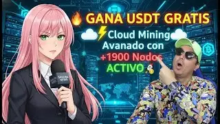 🔥 GANA USDT GRATIS ☁️⚡ Cloud Mining Avanzado con +1900 Nodos ACTIVO 🚀💰