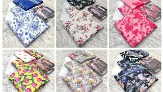 REGALIA SALINA SEPRATES 🌹PRINT LAWN SHIRT🌹PRINT LAWN TROUSER🌹 ⁠PRINT LAWN VOIL DUPaTA🌹