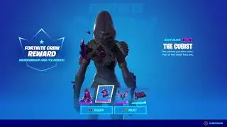 Fortnite Item Shop *NEW* CUBE ASSASSIN / SHOWING OFF COMBOS AND CUBE ASSASSIN/WRAP SKIN GAMEPLAY