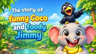 The story of funny coco😂 and foody jimmy🦅🐘