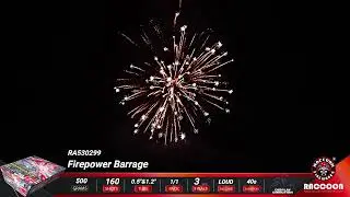 RA530299 Firepower Barrage by Raccoon Fireworks