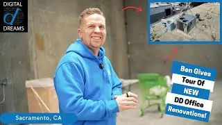 Ben Gives A Tour of New Digital Dreams HQ Under Renovation ! | DIGITAL DREAMS