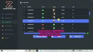 whatsapp profile checker with age, gender and also whatsapp filter, group grabber, whatsapp sender