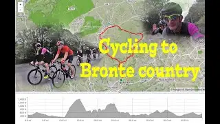 cycling to a cafe in Haworth  Bronte country - I'm a cyclist and I live in the Pennines