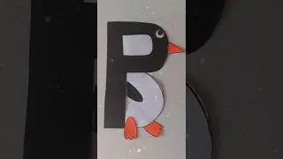 Penguin craft for kids | Alphabet Craft #alphabetcraft