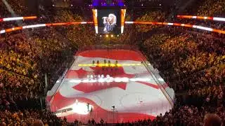 Oh Canada - Canadian National Anthem performed at T-Mobile Arena in Las Vegas (11/19/19)