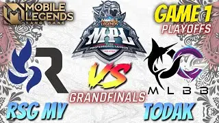 RSG MY VS TODAK ( GAME 1 ) MPL MY Season 7 2021 Playoffs - GRANDFINALS