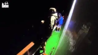 88lb Dogtooth Tuna on PE2 - Speedjigging at Night