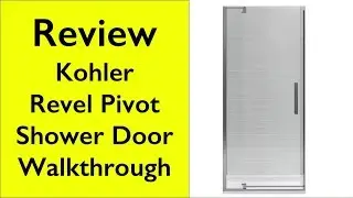 Kohler Revel Pivot Shower Door K-707500-L-BNK walkthrough