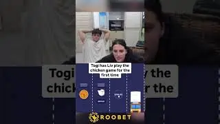 Togi has liv play the chicken game for the first time #roobet #onlinecasino #777  #gamble #casino