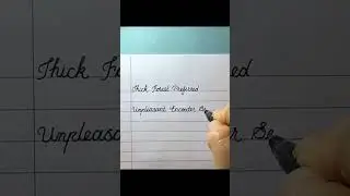 English handwriting practice #handwriting #english  #lettering