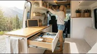 How I Set Up My Van for Full-Time Camping