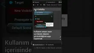 UE Set Visibility #unrealengine