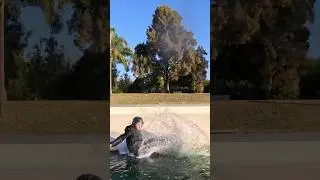 SLAM! 💥 1st line or 2nd line? #sports #wakeboarding #crash