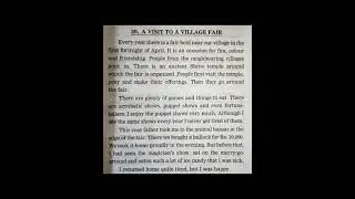 Essay A Visit To A Village Fair | English Writing Skills | Let's Learn grammar