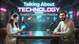 English Podcast For Easy English Conversation | Technology in Daily Life | Learn English Fast