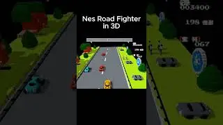 NES Road Fighter in 3D Classic Nintendo | Nintendo | Retro Gaming