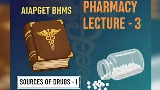 Sources of drugs -1 || Homeopathic pharmacy||