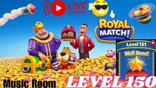 Royal Match | Level 150 | Area 8 Upgraded | Very Hard Level | Music Room Area Unlocked 🔓