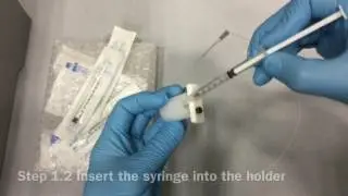Nanofibres 3D Printing: How to load solution? Part 1/2