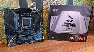 Unboxing - MSI B650M - MAG Mortar WiFi - AM5 Ryzen ready - DDR5