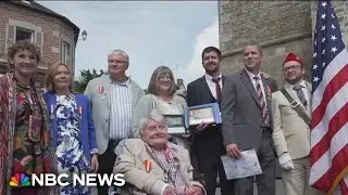 French village honors family of World War II airman who died in combat 