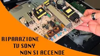 Riparazione TV Sony - Non si accende, non da segnali