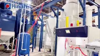Pipes automatic powder coating line