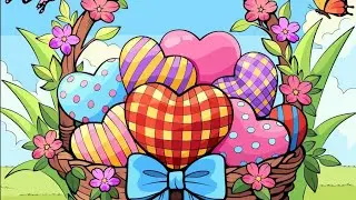 Gift Basket Full Of Love Color By Number