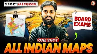 Master ALL Indian Maps in One Video! 📍 | Class 10 AP & TS Social Studies Revision