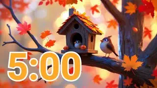 5-Minute Cozy Autumn Birds Timer &ndash; Relaxing Fall Countdown