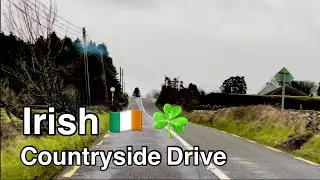Irish Coutryside Drive Kilmaine,County Mayo, to Headford,County Galway [4K]