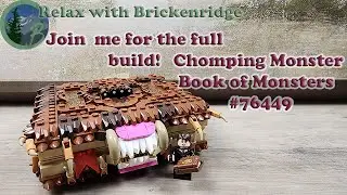 Relaxing Full Build of LEGO Harry Potter™ Chomping Monster Book of Monsters
