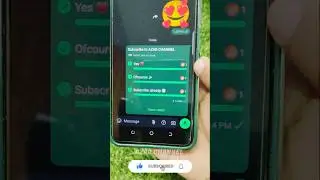 Image on poll on WhatsApp 🤯🖼️💈 #azarchannel #whatsapp #poll