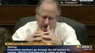 Rep. Conaway during the HASC FY 2013 NDAA hearing on May 9, 2012