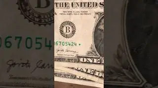 Almost solid star note . And possibly duplicate star note . #straphunting