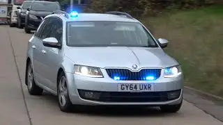 *NEVER CAUGHT BEFORE* UNMARKED JOINT RESPONSE VEHICLE RESPONDING TO EMERGENCY
