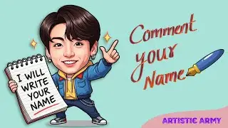 I Wrote My Subscribers' Names in BTS & BLACKPINK Style! 🎨💜💖 #ArtisticArmy