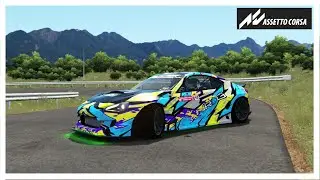 Assetto Corsa Drift Playground 21 Drift Practice - EvlRabbit WDT Pro2 GT 86 + Two Perspectives