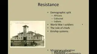 Flagler College History of South Africa: Resistance in the Segregation era
