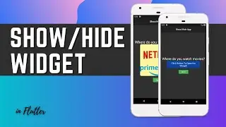 Flutter Show/Hide Any Widget in Flutter Example | Flutter Tutorials