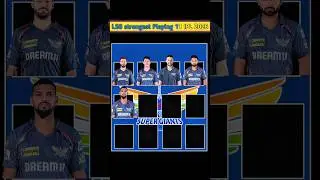 LSG Strongest Playing XI 🚨 IPL 2026 🔥 | Lucknow Super Giants Best 11 #ipl2026 #shortvideo #lsg