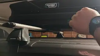 Ridge rider 335 litre roof box tested on a 400km journey #supercheapauto #rigderider