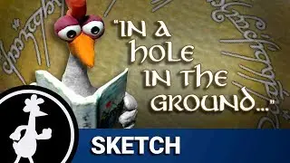 Chicken reads The Hobbit! | Stop Motion Sketch