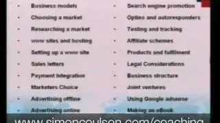Internet Marketing Masterclass Overview with Simon Coulson