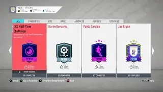 FIFA 20 UCL Half-Time Challenge SBC - Saturday 8th USE PEDRO AT RF