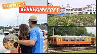 Maine Vlog | Kennebunkport, Trolley Museum, Historic Colony Hotel, & good eats 🍔🍕🍩🍻