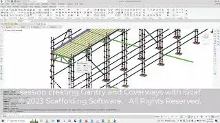 iScaf® LIVE  training session- -iScaf Gantry or Coverway technique - LIVE #scaffolding #gantry